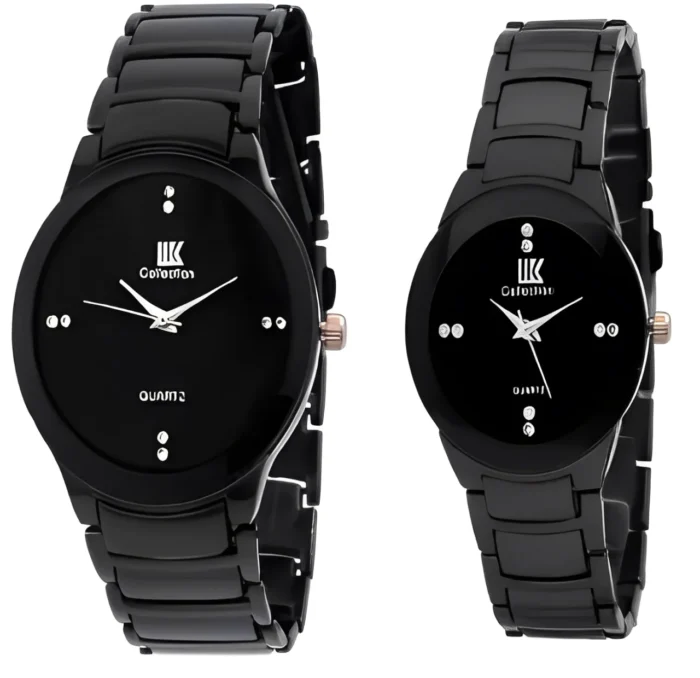 2Pcs stylish Couple Watches for Men & Women