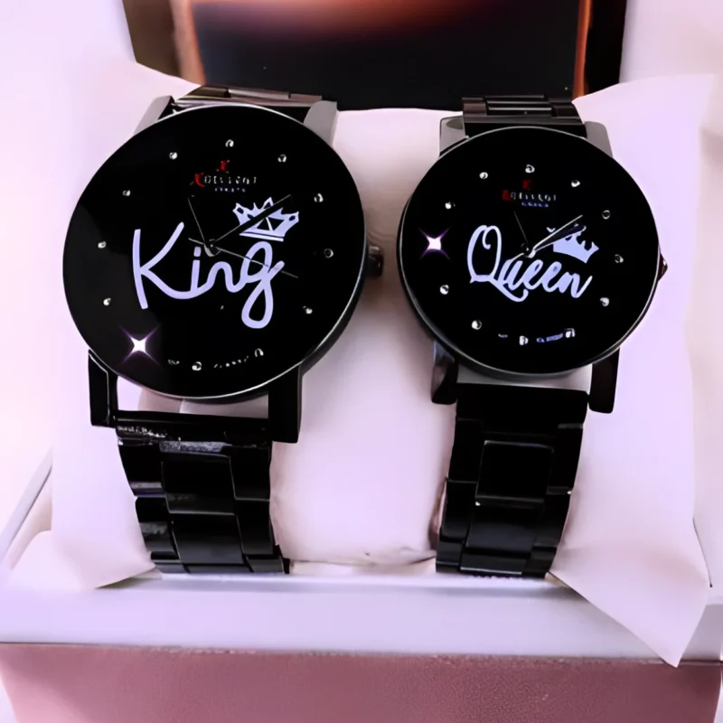 King & Queen Pair of Couple Watches