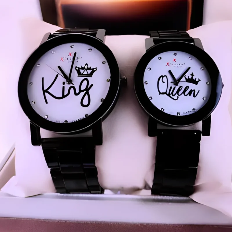 King & Queen Pair of Couple Watches