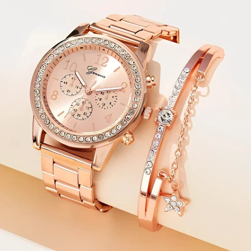 Ladies Quartz Wrist Fashion Women Diamond Watches