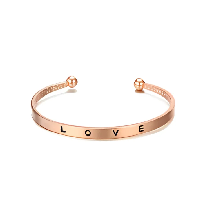 Women's Fashion Watch Simple Rose Gold Steel Band